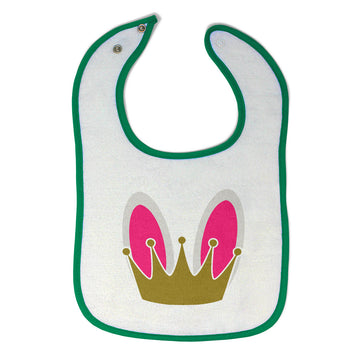 Cloth Bibs for Babies Crown on Bunny Head Baby Accessories Burp Cloths Cotton