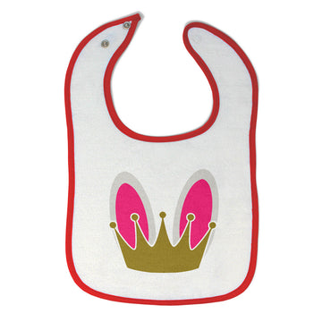 Cloth Bibs for Babies Crown on Bunny Head Baby Accessories Burp Cloths Cotton