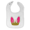 Cloth Bibs for Babies Crown on Bunny Head Baby Accessories Burp Cloths Cotton