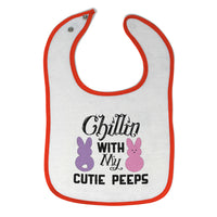 Cloth Bibs for Babies Chilin with My Cutie Peeps Baby Accessories Cotton - Cute Rascals