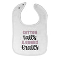 Cloth Bibs for Babies Cotton Tails & Bunny Trails Baby Accessories Cotton