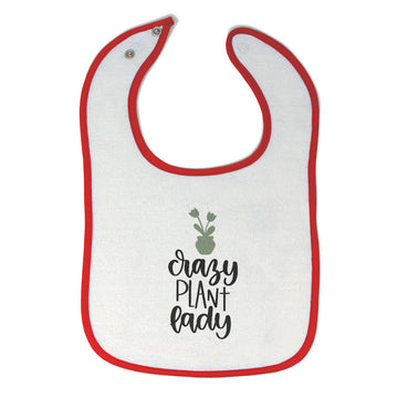 Cloth Bibs for Babies Crazy Plant Lady Baby Accessories Burp Cloths Cotton