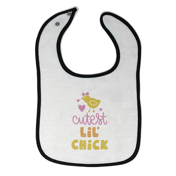 Cloth Bibs for Babies Cutest Lil Chick Baby Accessories Burp Cloths Cotton