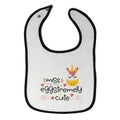 Cloth Bibs for Babies Miss Eggstremely Cute Baby Accessories Burp Cloths Cotton