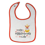 Cloth Bibs for Babies Miss Eggstremely Cute Baby Accessories Burp Cloths Cotton - Cute Rascals