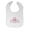 Cloth Bibs for Babies Bunny Kisses Easter Wishes Baby Accessories Cotton