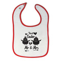 Cloth Bibs for Babies First Easter as Mr & Mrs Baby Accessories Cotton