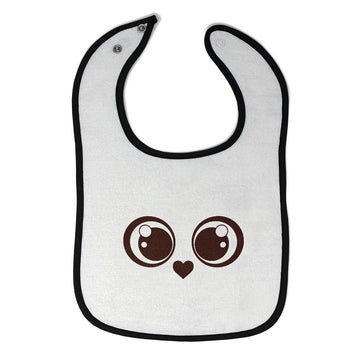 Cloth Bibs for Babies Bunny Eyes with Heart Noise Baby Accessories Cotton