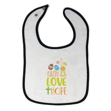 Cloth Bibs for Babies Faith Love Hope Baby Accessories Burp Cloths Cotton