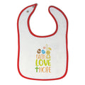 Cloth Bibs for Babies Faith Love Hope Baby Accessories Burp Cloths Cotton