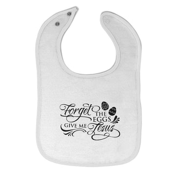 Cloth Bibs for Babies Forget The Eggs Give Me Jesus Baby Accessories Cotton