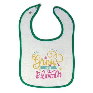 Cloth Bibs for Babies Grow Plant Bloom Baby Accessories Burp Cloths Cotton