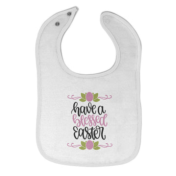 Cloth Bibs for Babies Have A Blessed Easter Baby Accessories Burp Cloths Cotton