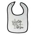 Cloth Bibs for Babies He Is Risen Baby Accessories Burp Cloths Cotton