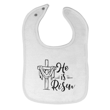 Cloth Bibs for Babies He Is Risen Baby Accessories Burp Cloths Cotton