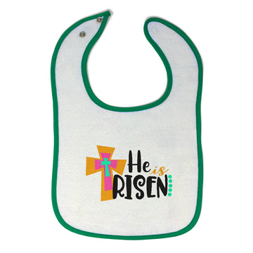 Cloth Bibs for Babies He Is Risen Baby Accessories Burp Cloths Cotton