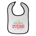 Cloth Bibs for Babies Hello Spring Baby Accessories Burp Cloths Cotton