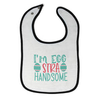 Cloth Bibs for Babies I'M Extra Handsome Baby Accessories Burp Cloths Cotton - Cute Rascals