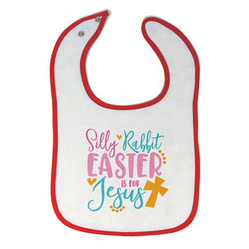 Cloth Bibs for Babies Silly Rabbit Easter Is for Jesus Cross Baby Accessories