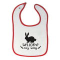 Cloth Bibs for Babies Welcome Every Bunny Baby Accessories Burp Cloths Cotton