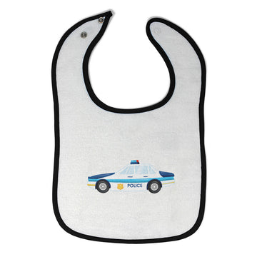 Cloth Bibs for Babies Police Car Professions Police Officer Baby Accessories