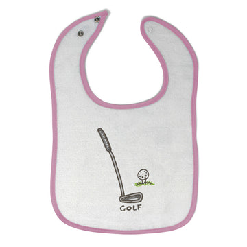 Cloth Bibs for Babies Golf Set Sports Golf Baby Accessories Burp Cloths Cotton