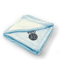 Plush Baby Blanket Pluto Embroidery Receiving Swaddle Blanket Polyester