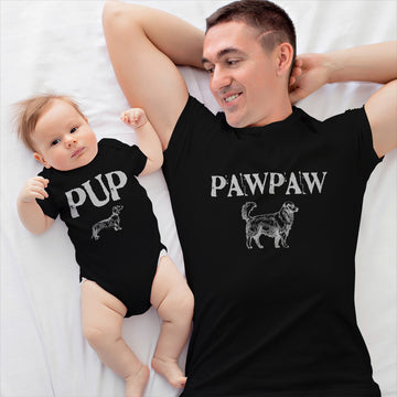 Daddy and Baby Matching Outfits Pets Dogs Pawpaw - Pets Dogs Puppy Cotton