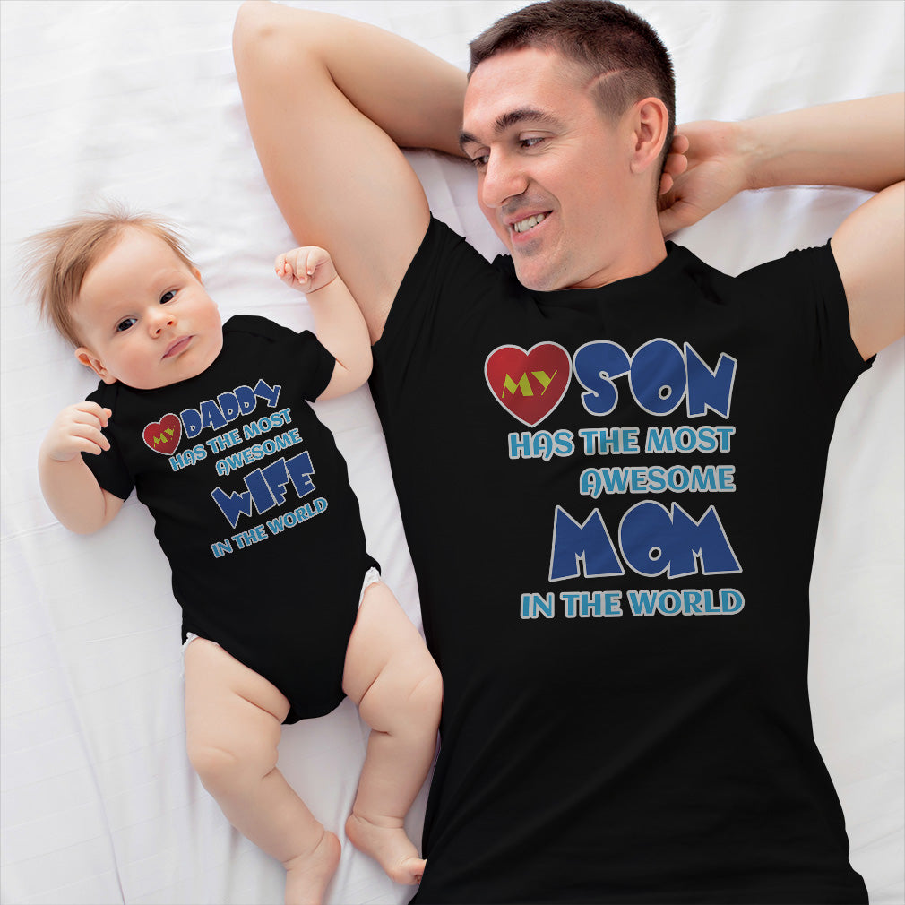 Daddy and baby matching hot sale tops