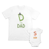 D for Dad Cartoon Snake - S for Son Snake Cartoon