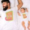 Daddy and Baby Matching Outfits My Son Affection - My Dad Affection Cotton