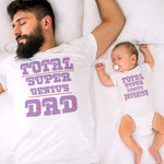 Total Super Genius Daughter Heart - Dad Heart