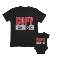 Daddy and Baby Matching Outfits Control Plus C Copy Option - v Paste Option