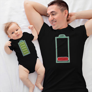 Daddy and Baby Matching Outfits Low Battery Draining - Level Full Cotton