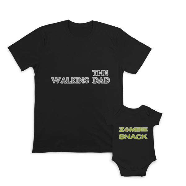 Daddy and Baby Matching Outfits The Walking Dad - Zombie Snack Monster Cotton