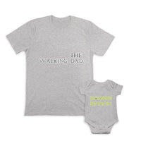 Daddy and Baby Matching Outfits The Walking Dad - Zombie Snack Monster Cotton