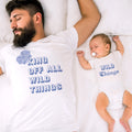 Daddy and Baby Matching Outfits Fruit Acorn - King of All Wild Things Crown