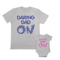 Daddy and Baby Matching Outfits Daring Dad on - Cutest Baby on Cotton