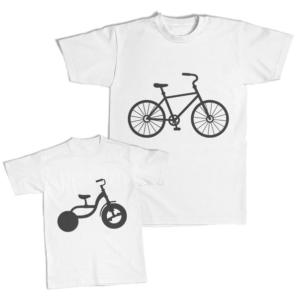 Daddy and Me Outfits Bicycle Bike Cycle - Balance Bike Bicycle Cotton