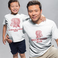 Daddy and Me Outfits Baseball Ball Roar Dad Lion Handsome Dinosaur Cotton