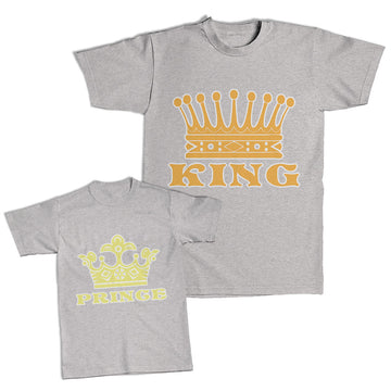 Daddy and Me Outfits Fantasy Little Dragons Prince Royalty Crown Ruler Cotton