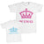 Daddy and Me Outfits King Crown Ruler - Princess Crown Cotton