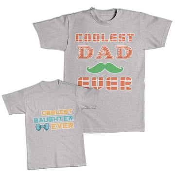 Daddy and Me Outfits Coolest Daughter Ever Bow - Dad Ever Beard Chill Cotton