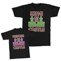 Daddy and Me Outfits Princess of The Castle Girly - King of The Castle Cotton