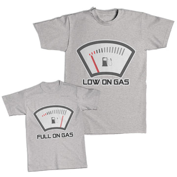 Daddy and Me Outfits Cool Kid Shades - Low on Gas Meter Reading Cotton