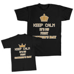 Daddy and Me Outfits Monster Ugly - Keep Calm My Fathers Day Crown Cotton