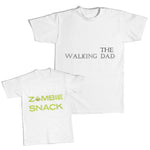 Daddy and Me Outfits The Walking Dad - Zombie Snack Monster Cotton