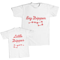 Daddy and Me Outfits Rule Galaxy Thunder Big Dipper 7 Stars Cotton