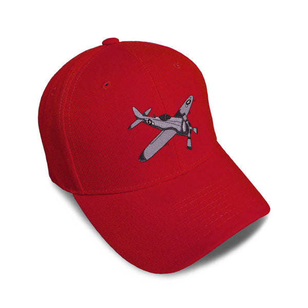 Kids Baseball Hat Military Plane #47 Embroidery Toddler Cap Cotton - Cute Rascals