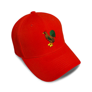 Kids Baseball Hat Rooster A Embroidery Toddler Cap Cotton